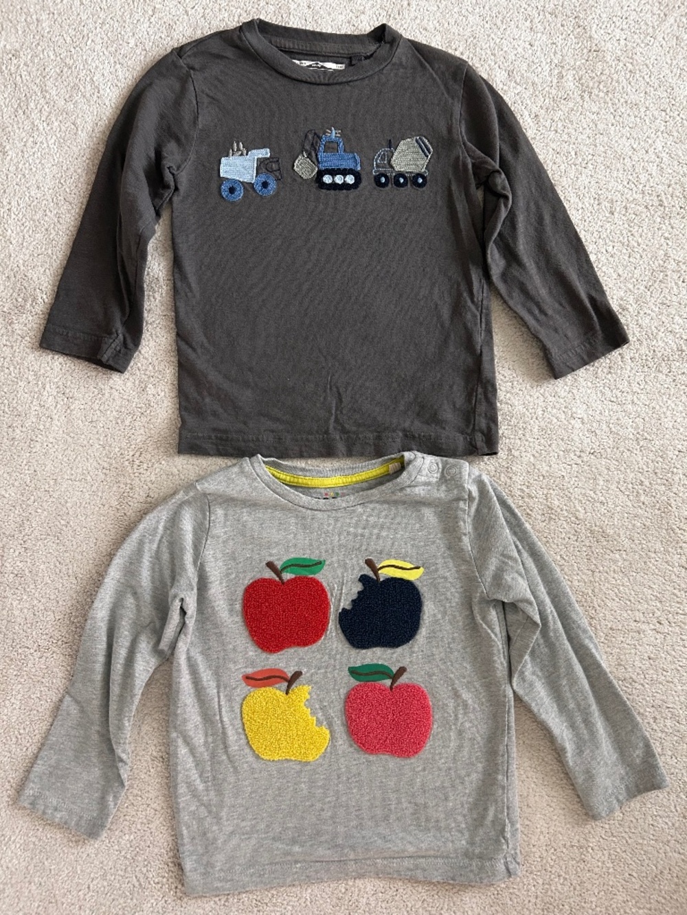 Baby Boden and NEXT appliqué tees size 18-24m